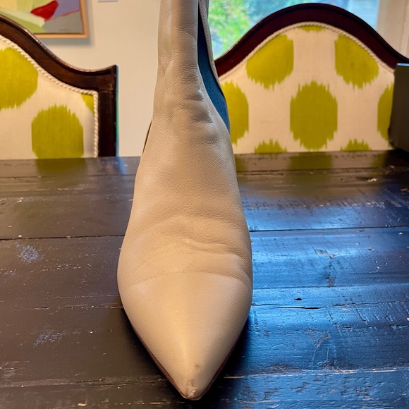 Veronica Beard Lisa 70 Leather Ankle Booties - Picture 4 of 5